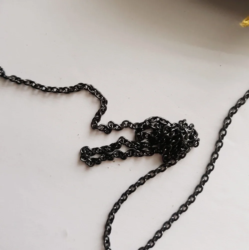 Artisan Upcycled Art Deco Pouch Necklace - Picture 7 of 8